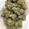 Pink Gummy Exotic THCa Flower with vibrant buds and sweet, fruity aroma